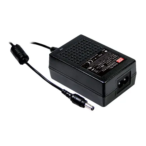 Best Price GSM25B12-P1J - 12Vdc 2.08A; 16AWG/180cm,2.1*5.5*11mm 12V Medical Power Supply Desk Top/Class II 2x MOPP/ANSI/AAMI ES60101