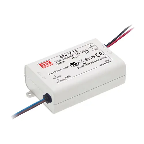 APV-35-12 - 12Vdc /3A 12Vdc LED Driver Plastic Case 12V 3A LED Driver High Quality