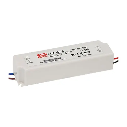 LPV-35-12 - 12V 3A LED Driver IP67/Class 2 12 Volt LED Driver Money Back Guarantee
