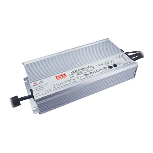 Special Offer HLG-600H-12A - 12Vdc 40A 12V LED Driver IP65/PFC 12V 40A