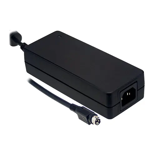 Warranty Included GST120A12-R7B - 12Vdc 8.5A; 16AWG/100cm,DIN 4PIN 12Vdc Desk Top Power Supply 3 Pole AC Inlet IEC320-C14 12V 8.5A