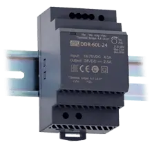 DDR-60G-15 - 15Vdc 4A 15V DIN Rail DC/DC Converter Ultra Wide 4: Factory Price