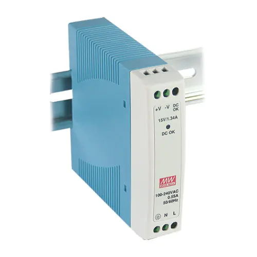 Discount MDR-10-15 - 15Vdc 0.67A/DIN Rail Power Supply UL508 15 Volts/10 Watts