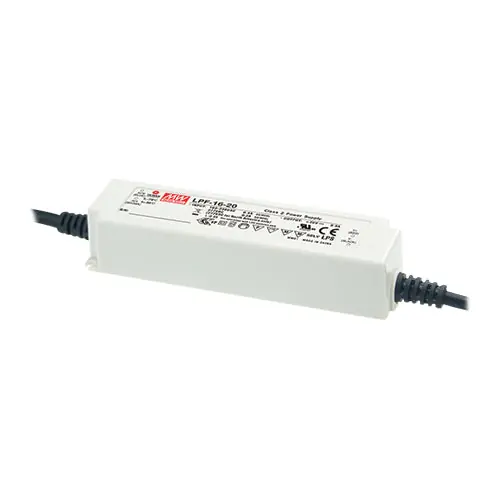 Crafted LPF-16-15 - 15V 1.07A 15Vdc LED Driver IP30/Class II/Class 2/PFC 15V 1.07A