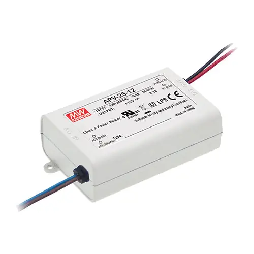 APV-25-15 - 15Vdc /1.68A 15Vdc LED Driver Plastic Case 15V 1.68A LED Driver Mega Sale