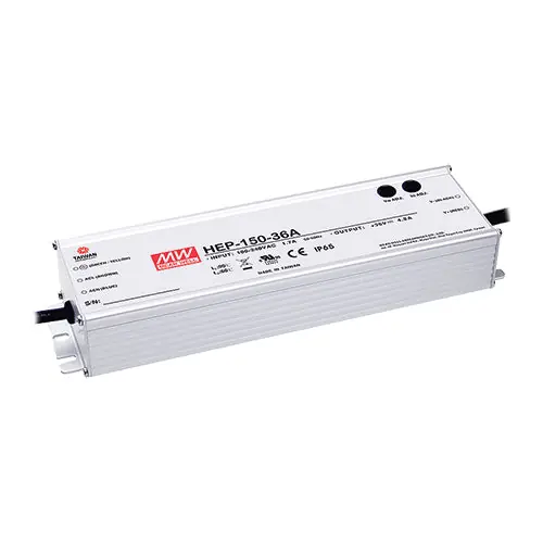 Best Choice HEP-150-15A - 15Vdc 10A 15Vdc Power Supply Rugged Metal Case/IP65 15V 10A