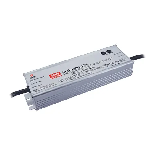Buy Today HLG-150H-15A - 15Vdc 10A LED Driver/IP65/PFC Harsh Environment/Metal Case 15V 10A