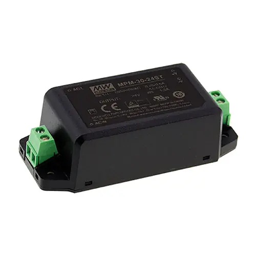 Limited Edition MPM-30-15ST - 15Vdc 2A Medical Power Supply/Screw Terminal Type/Encapsulated