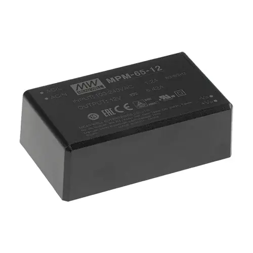 MPM-65-15 - 15Vdc 4.33A Medical Power Supply PCB Mount/Encapsulated New Release