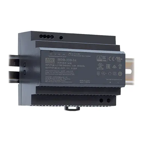 Modern HDR-150-15 - 15Vdc 9.5A 15Vdc DIN Rail Power Supply Class II/Adj. Output Voltage 15V/9.5A/142.5W DIN Rail