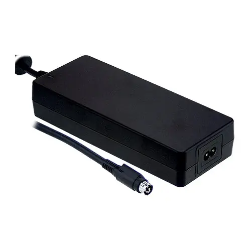 Secure Checkout GSM160B15-R7B - 15Vdc 9.6A; 18AWGx4C/120cm,DIN 4PIN 15V Medical Power Supply Desktop/Class II 2x MOPP