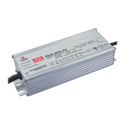 Mega Sale HLG-40H-20 - 20Vdc 2A LED Driver/IP67/PFC Harsh Environment/Class 2 20V 2Amps