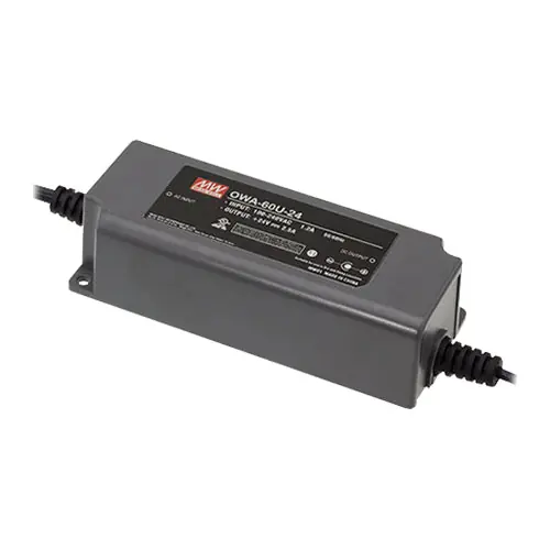 Order Now OWA-60U-20 - 20Vdc 3A/20 Volts External LED Power Supply UL8750 Listed/Class 2 20 Volts 3Amps/60 Watts