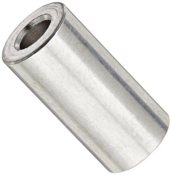 [1000 BULK] Spacers Round 303 Stainless 5/16 OD X #10 Hole X 1/4 Long Brand New