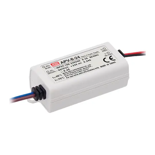 APV-8-24 - 24Vdc 0.34A 24Vdc LED Driver Plastic Case 24V 0.34A LED Driver Popular