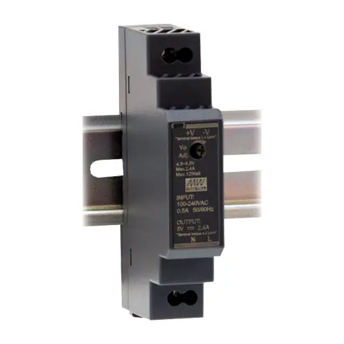 No Minimum Order HDR-15-24 - 24Vdc 0.63A 24Vdc DIN Rail Power Supply UL508,UL60950-