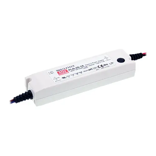 PLN-20-24 - 24V0.8A 24Vdc Power Supply IP64/Class 2 Operates: CV or CC Mode Free Returns
