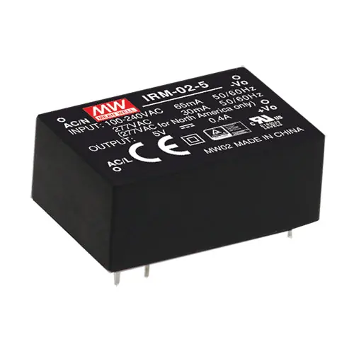 IRM-02-3.3 - 3.3Vdc 0.6A PCB Mounting Power Supply/Encapsulated Seasonal Sale