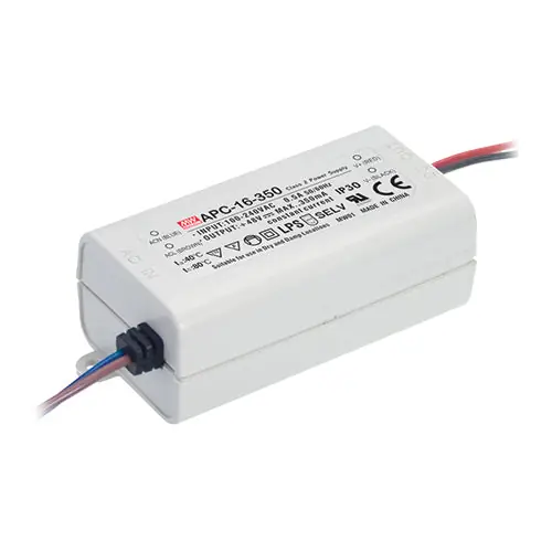 APC-16-350 - 48Vdc 350m A LED Driver/Constant Current Plastic Case 350m A 16 Watts Today Only