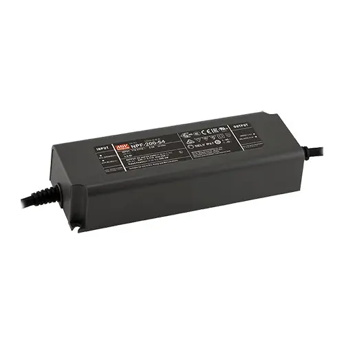 NPF-200-42 - 42Vdc LED Driver IP67/CC/CV 42 Volts 4.75 Amps Crafted
