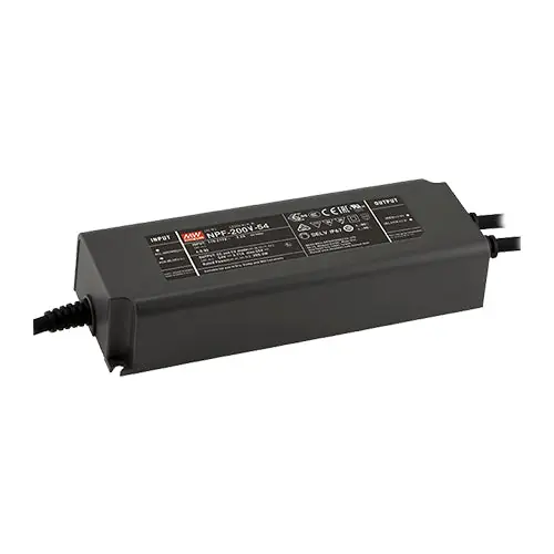 Warranty Included NPF-200V-42 - 42Vdc /4.75A Dimmable LED Driver IP67