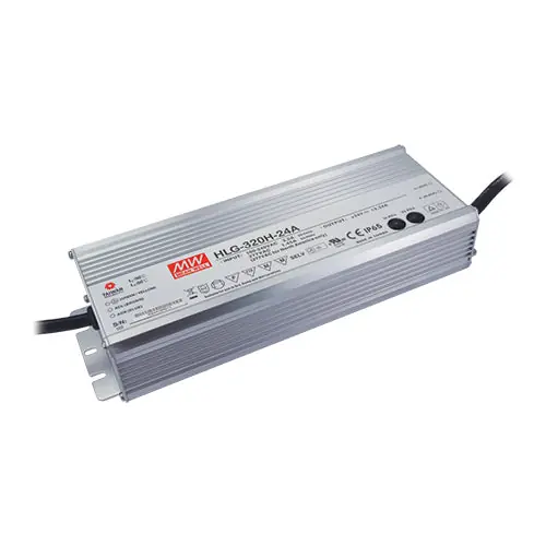 Price Drop HLG-320H-42A - 42Vdc 7.65A LED Driver/IP65/PFC Harsh Environment/Metal Case 42V 7.65A