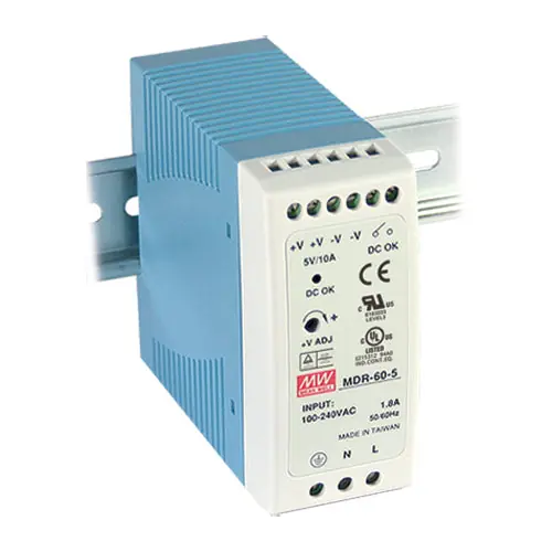 Best Price MDR-60-48 - 48Vdc 1.25A/DIN Rail Power Supply/UL508