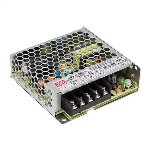 LRS-75-48 - 48Vdc 1.6A/Power Supply/48 Volts DC/75 Watts Brand New