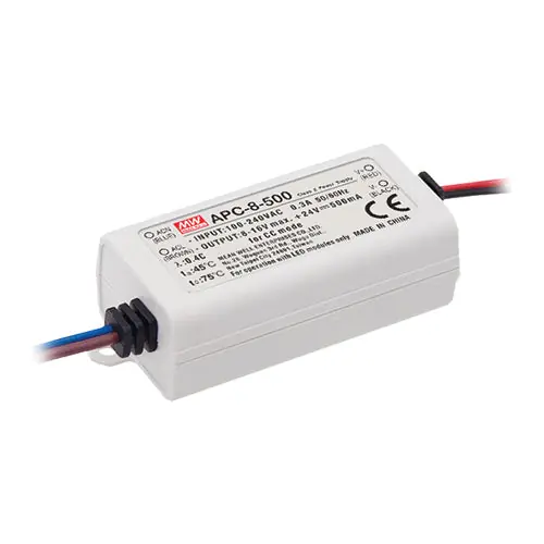 Bulk Order APC-8-500 - 9~17Vdc 500m A LED Driver/Constant Current Plastic Case 500m A 8 Watts
