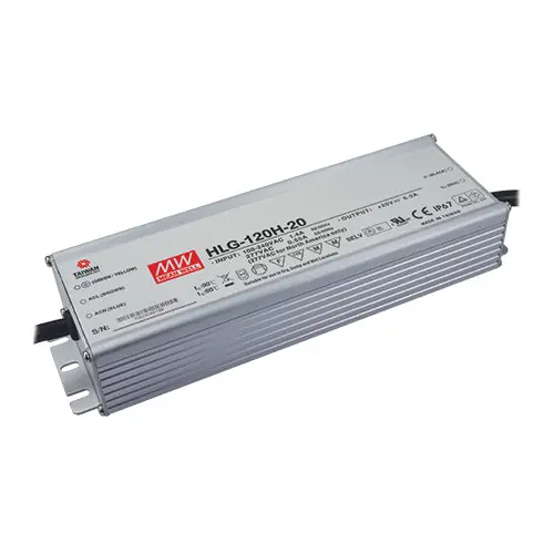 Buy Direct HLG-120H-54 - 54Vdc 2.3A LED Driver/IP67/PFC Harsh Environment/Metal Case 54V 2.3A