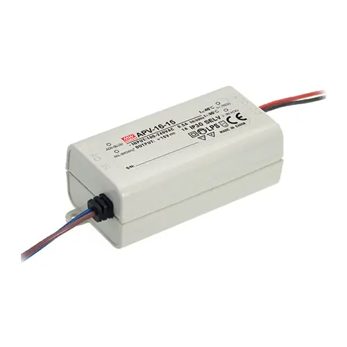 Crafted APV-16-5 - 5Vdc 2.6A 5Vdc LED Driver Plastic Case 5V 2.6A LED Driver
