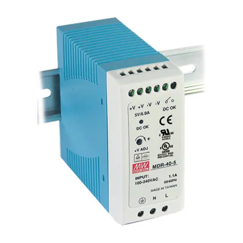 MDR-40-5 - 5Vdc 6A/DIN Rail Power Supply/UL508 Super Sale
