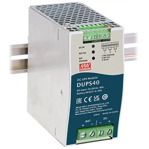 Viral DUPS40 - 24Vdc 40A DC UPS Battery Control Module For 24V Battery,PSU 21~29 Vdc / 40A Max