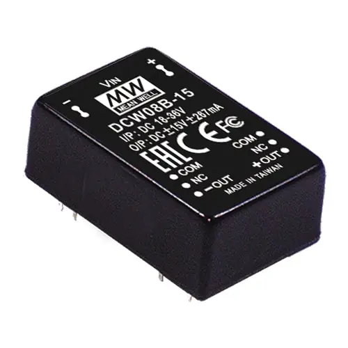 DCW08C-12 - 8 W/I/P:36-72VDC; O/P:+/-12V @+/-335m A DC/DC Converter Module Type Worldwide Shipping