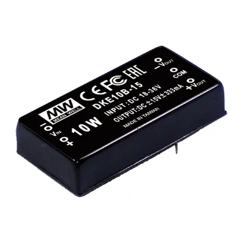 Brand New DKE10A-24 - 10W; I/P: 9-18VDC; O/P:+/-24V @+/-210m A DC/DC Converter Module Type