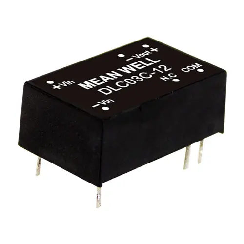 DLC03A-15 - 3 W/I/P: 9-18VDC; O/P:+/-15V @+/-100m A DC-DC Converter DIP Free Delivery