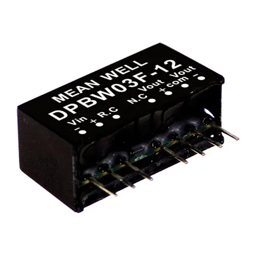 DPBW03G-12 - I/P:18-75VDC; O/P:+/-12V @+/-125m A; SIP DC-DC Converter SIP Price Cut