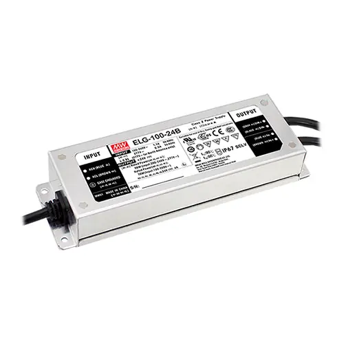 ELG-100-24B - 24Vdc 4A Dimmable LED Driver/IP67 PFC Seasonal Sale