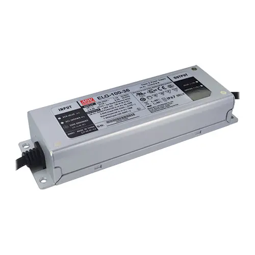 Secure Checkout ELG-100-42 - 42Vdc 2.28A 42V LED Power Supply/IP67 Operates: CV or CC Mode