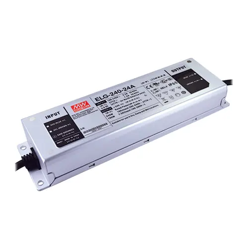ELG-240-36A - 36Vdc 6.66A 36V LED Power Supply/IP65 Operates: CV or CC Mode Trending