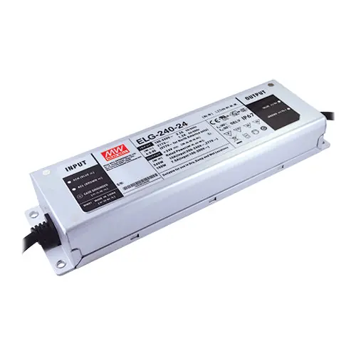 Last Chance ELG-240-42 - 42Vdc 5.71A 42V LED Power Supply/IP67 Operates: CV or CC Mode