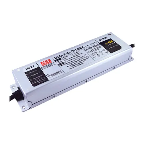 Big Sale ELG-240-C1050A - 114~228Vdc 1050m A LED Driver/IP65 Constant Current Mode Adjustable Io