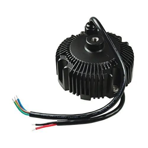 Original HBG-100-60 - 60Vdc 1.6A 60 Volt LED Power Supply IP67/Circular Shape/PFC Operates: CC Mode