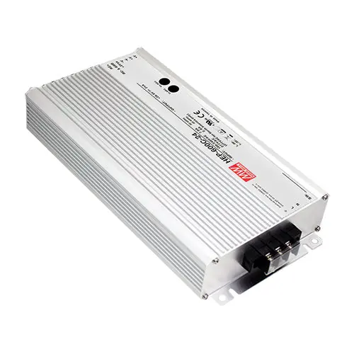Budget HEP-600C-12 - 14.4Vdc 35A 12 Volt Battery Charger Rugged Metal Case No Load Power Cons.