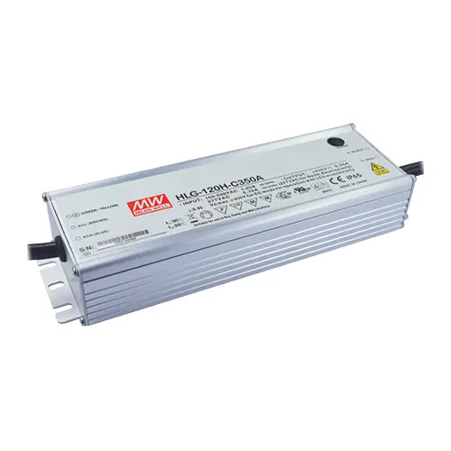 Luxury HLG-120H-C1400A - I/P 90~305Vac O/P 54~108V 1400m A 1400m A LED Driver IP65/PFC/Metal Case High Output Voltage Range