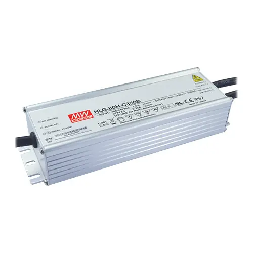Original HLG-80H-C350AB - I/P 90~305Vac O/P 167~257V 350m A 350m A Dimmable LED Driver Adjustable Output Current 3 in