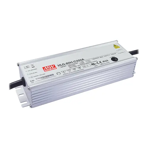 Cheap HLG-80H-C700A - I/P 90~305Vac O/P 64~129V 700m A 700m A LED Driver IP65/PFC/Metal Case High Output Voltage Range