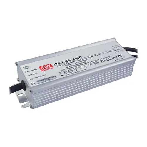 Sale HVGC-65-500B - I/P 180~528Vac O/P 130V 500m A Dimmable LED Driver/IP67 Wide Input Range: 180~528 VAC Durable Metal Case