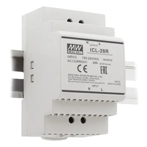 Modern ICL-28R - AC Input 180-264Vac O/P 28A Inrush Current Limiter DIN Rail 28 Amps Continuous