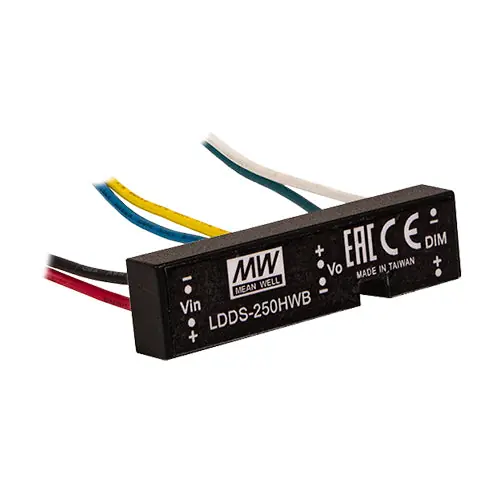 Shop Now LDDS-300HW - I/P:12-56VDC; O/P:2-45V@300m A; Wire DC/DC Step Up Constant Current LED Driver Remote On/Off